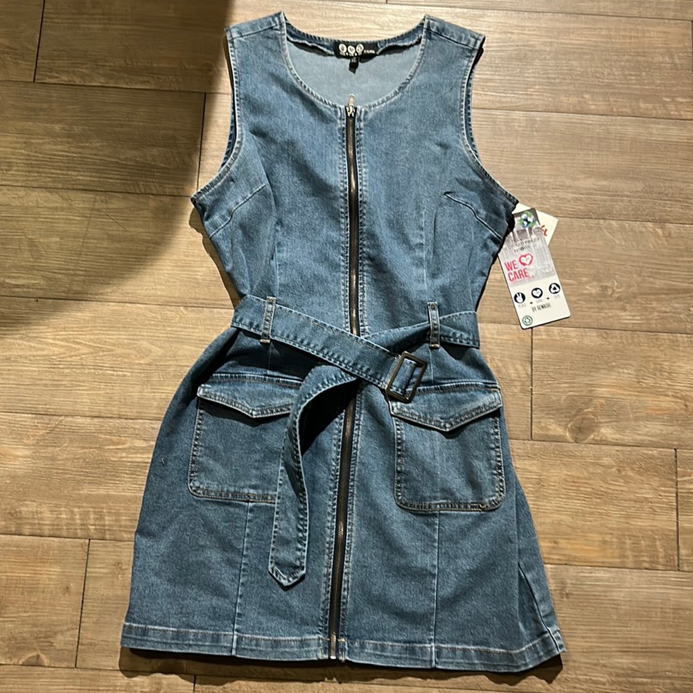 Denim Sleeveless Dress